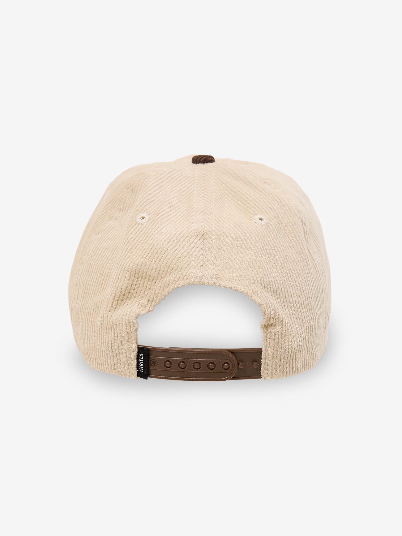 Thrills Workwear 5 Panel Cap - Heritage White - Java