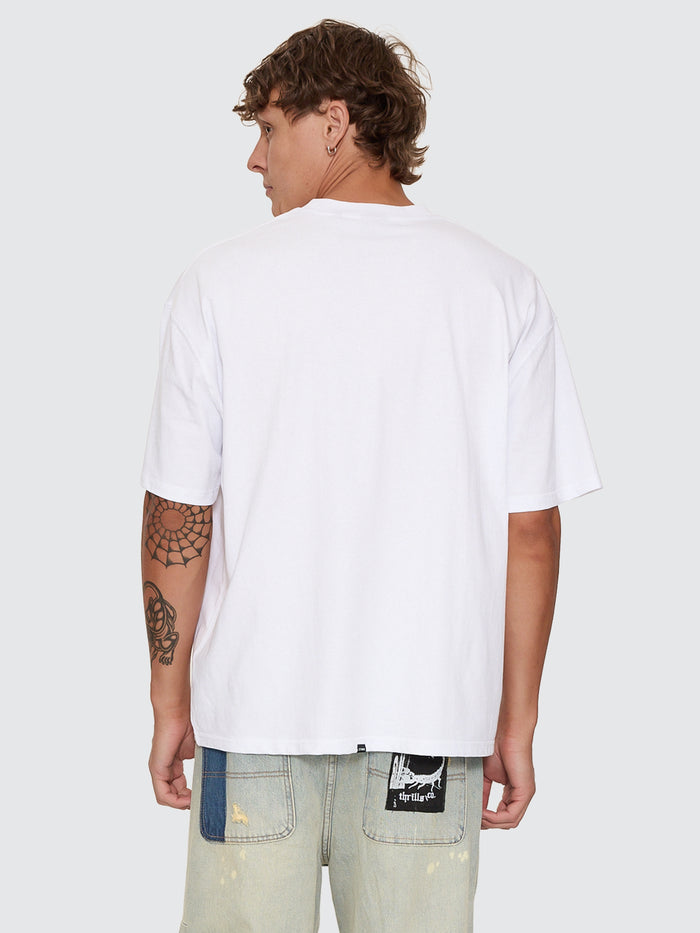 New Delusions Box Fit Oversize Tee - White