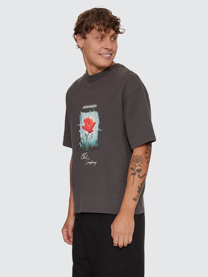 Together Together Oversize Box Crop Tee - Pirate Black XS