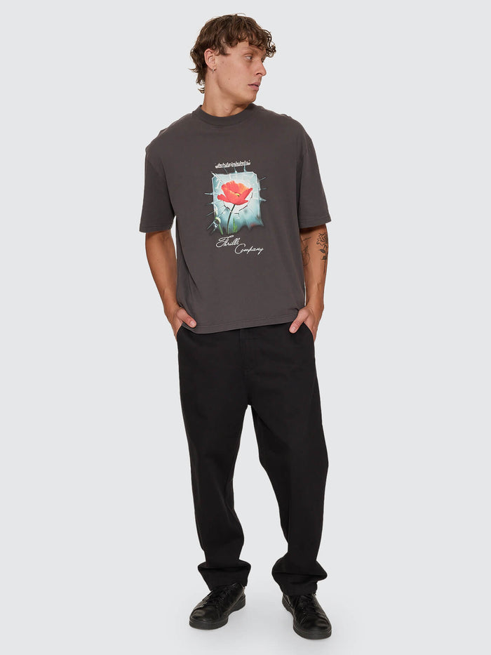 Together Together Oversize Box Crop Tee - Pirate Black XS