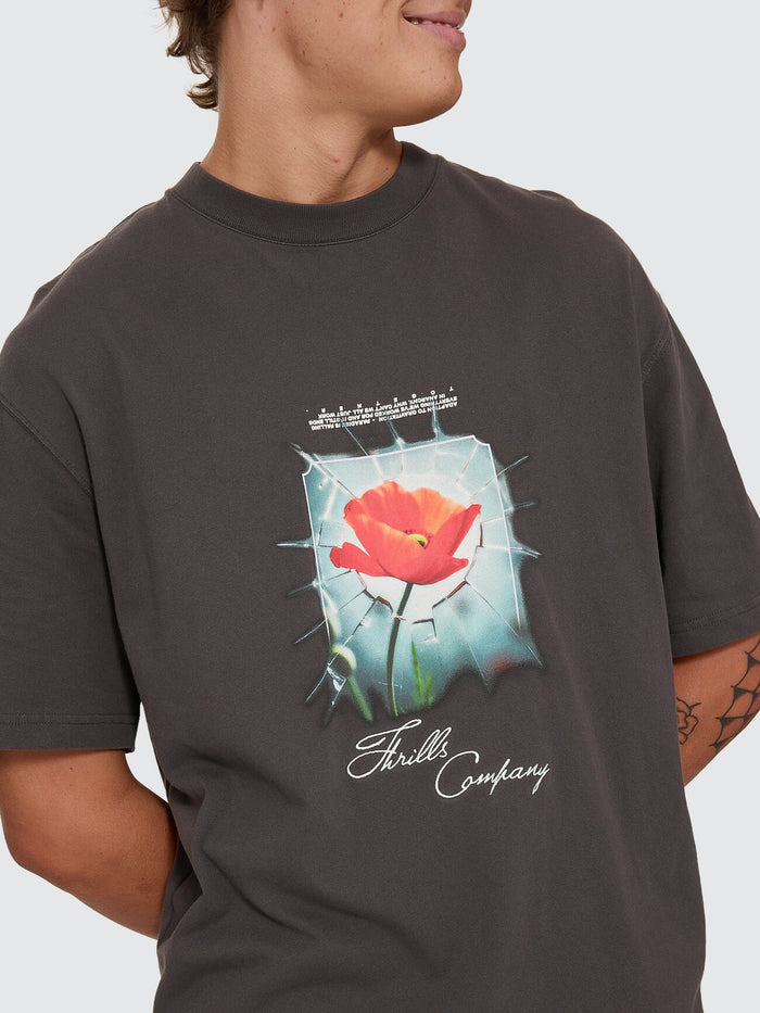 Together Together Oversize Box Crop Tee - Pirate Black XS