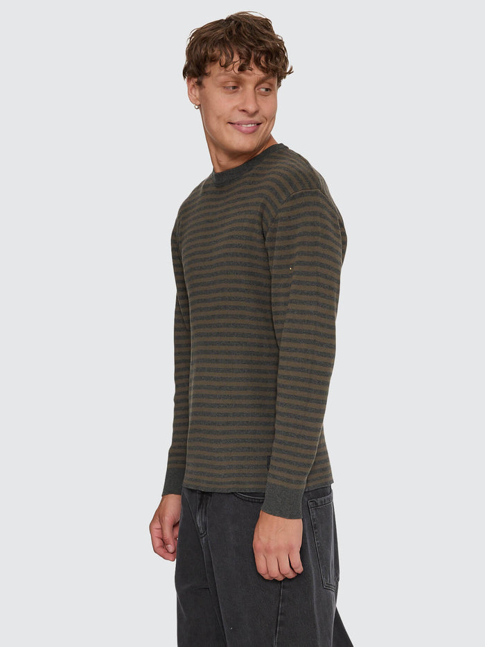 What We Believe Long Sleeve Knit - Dark Charcoal Marle XS
