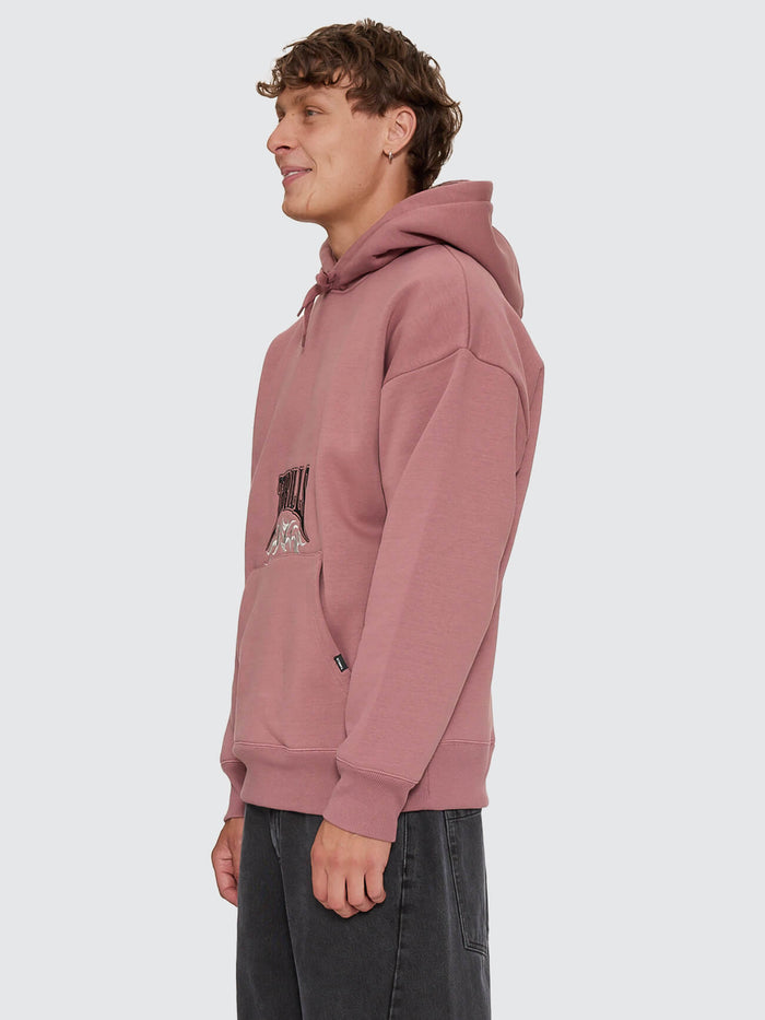 What We Believe Embro Slouch Pull On Hood - Rose Taupe XS