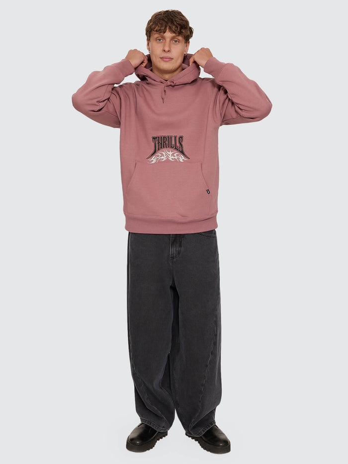 What We Believe Embro Slouch Pull On Hood - Rose Taupe XS