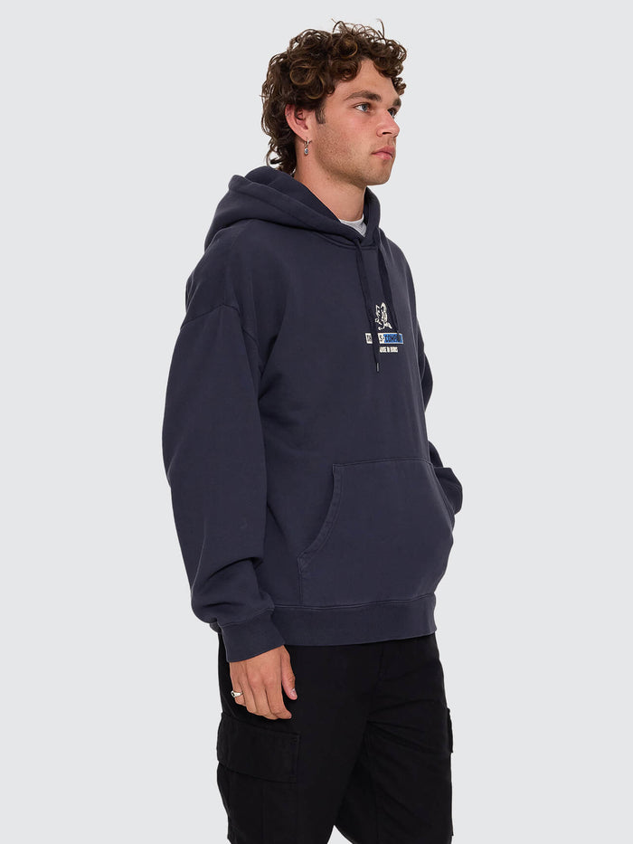 Risen Slouch Pull On Cropped Hood - Total Eclipse XS