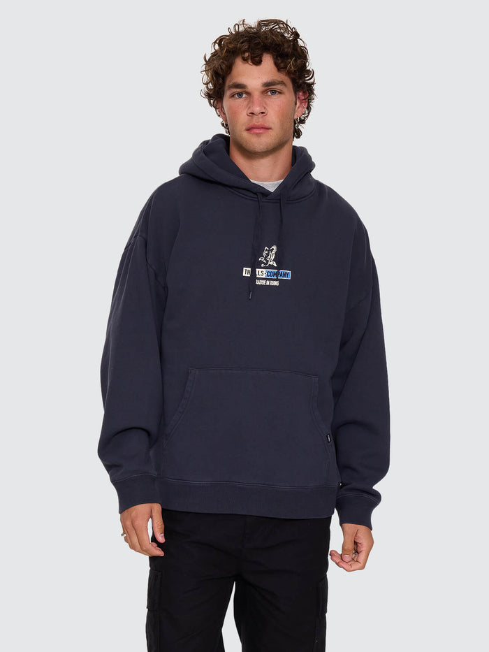 Risen Slouch Pull On Cropped Hood - Total Eclipse XS