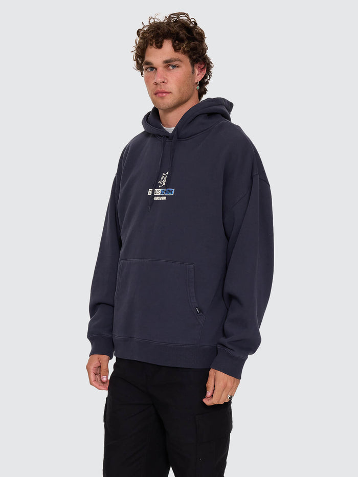 Risen Slouch Pull On Cropped Hood - Total Eclipse XS