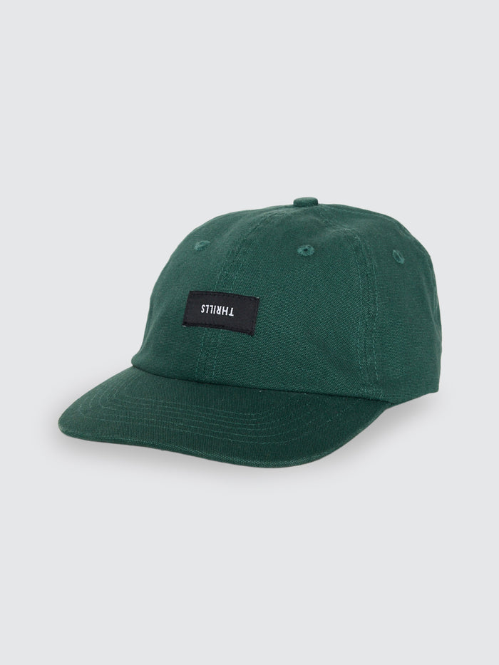 Minimal Thrills 6 Panel Cap - Varsity Green