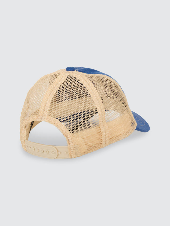 Can You Feel It Patch Trucker Cap - Federal Blue - Birch