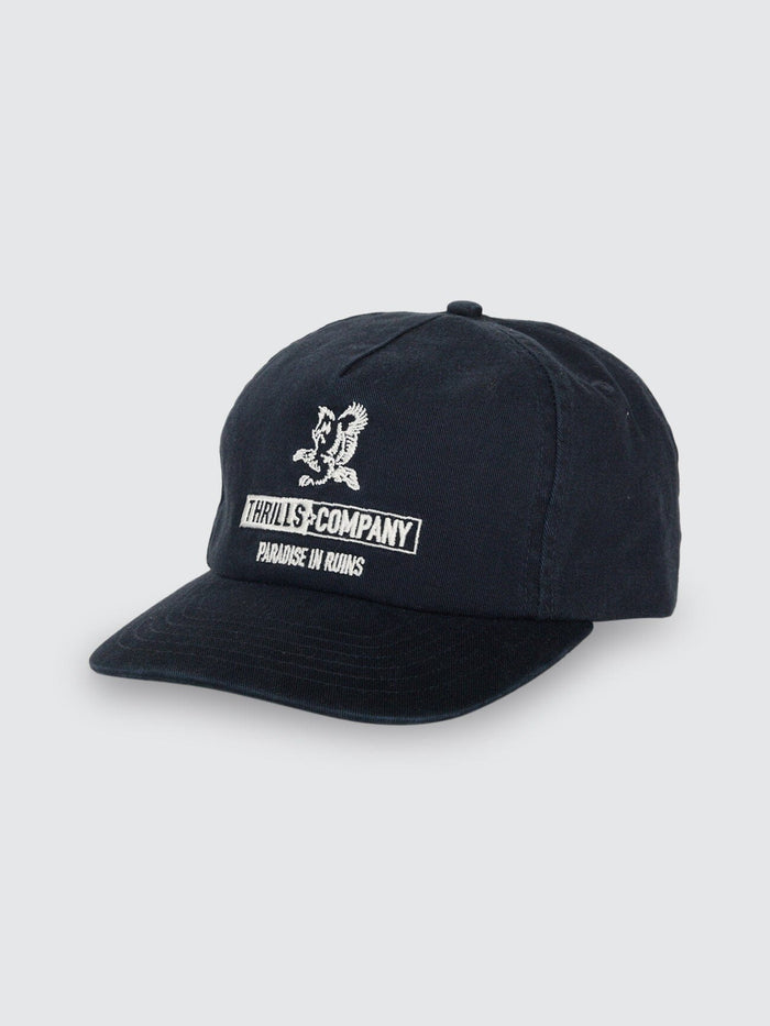 Risen 5 Panel Cap - Total Eclipse