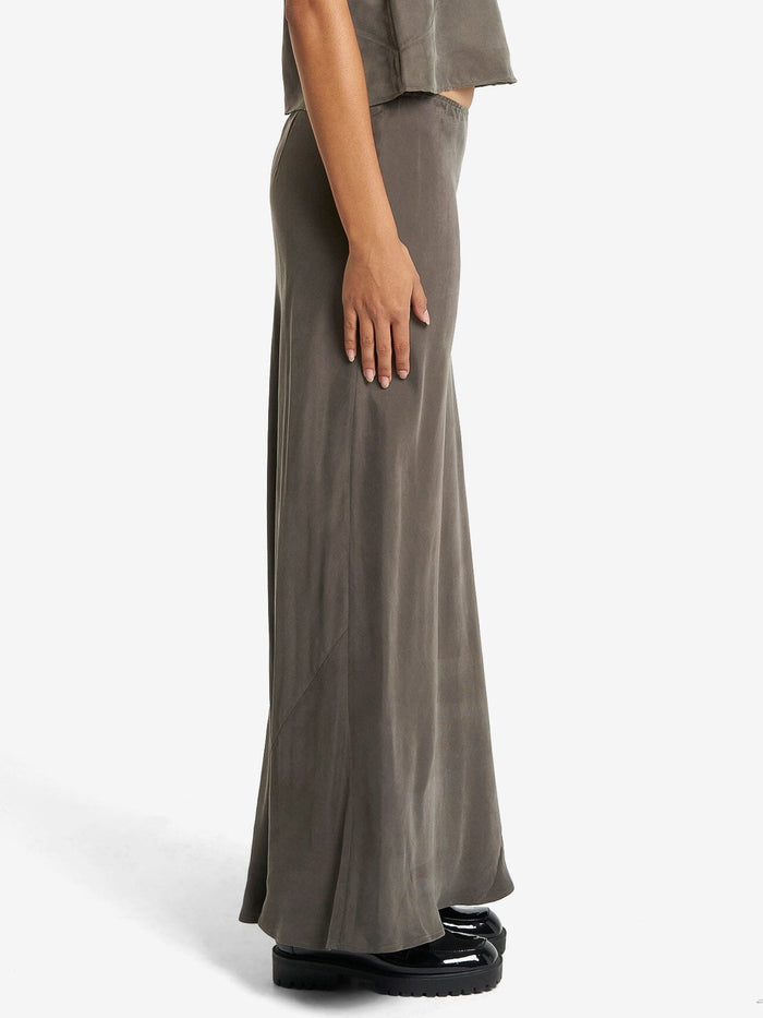 Faye Slip Skirt - Truffle