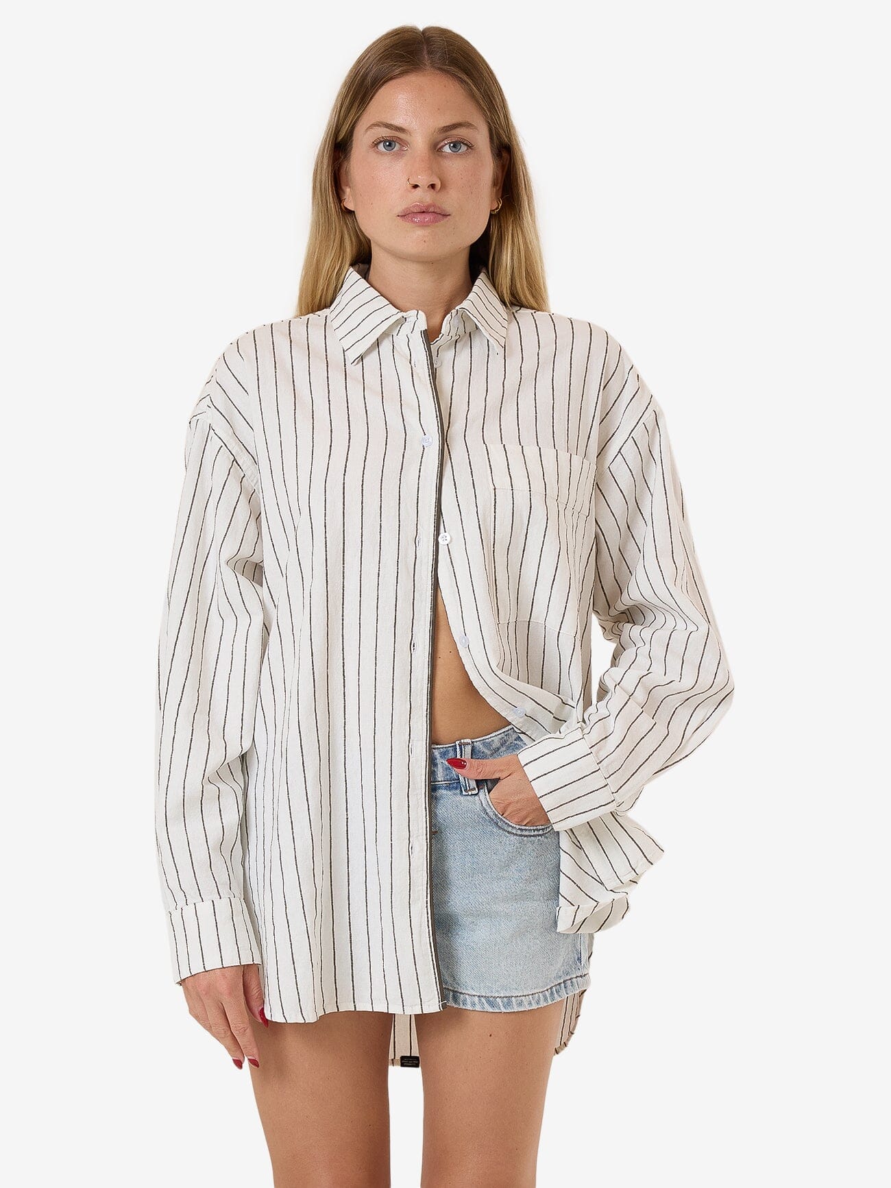 Subline Maxwell Oversize Shirt - White 4