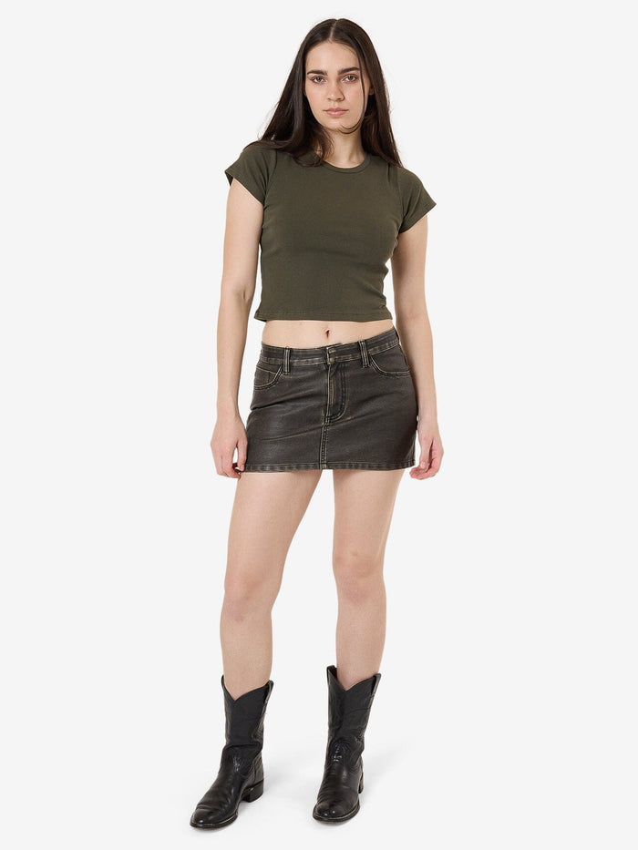Female model wearing our Thrills  standing against a plain studio background.