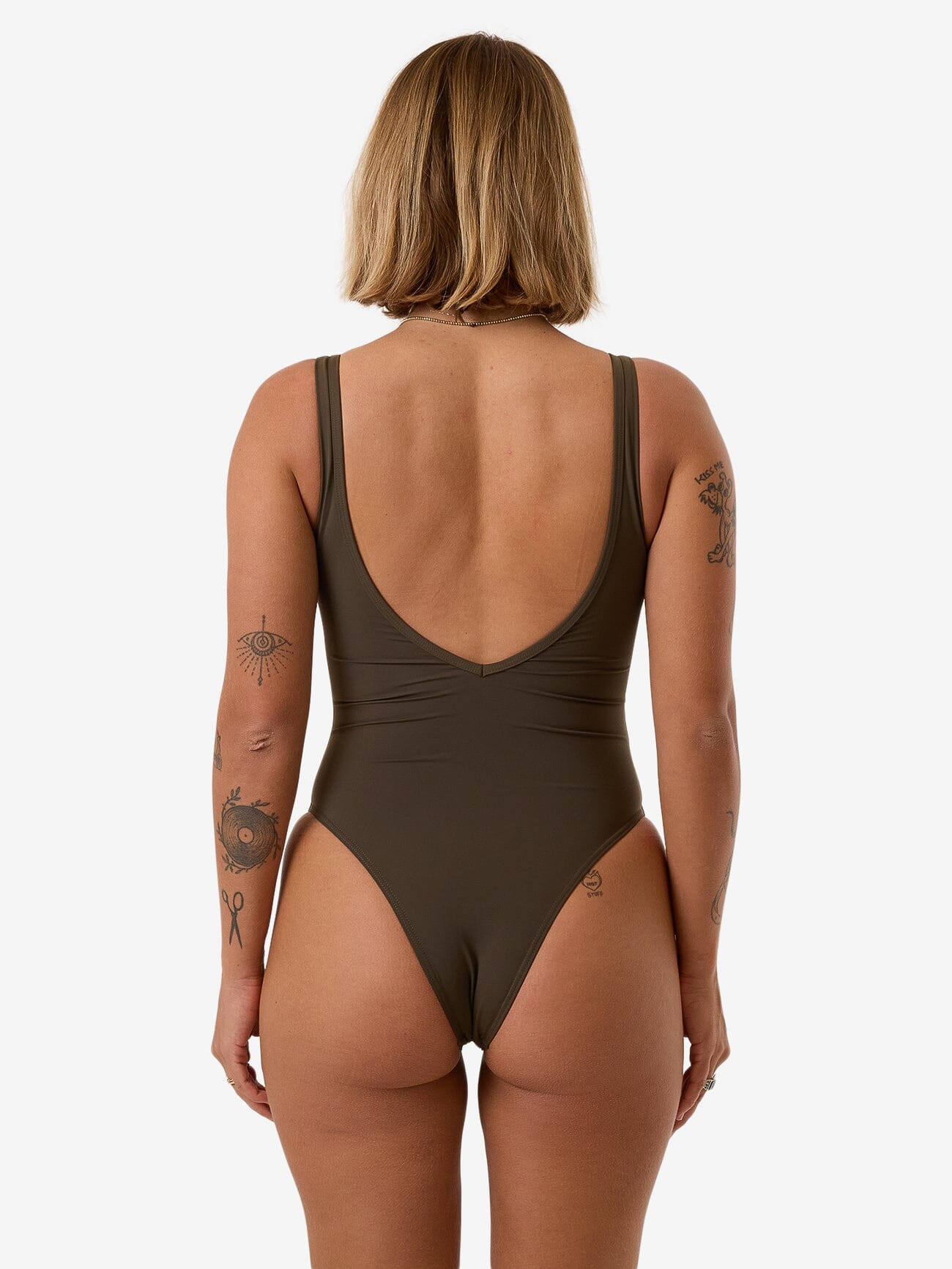 Thrills Plunge One Piece  - Tarmac