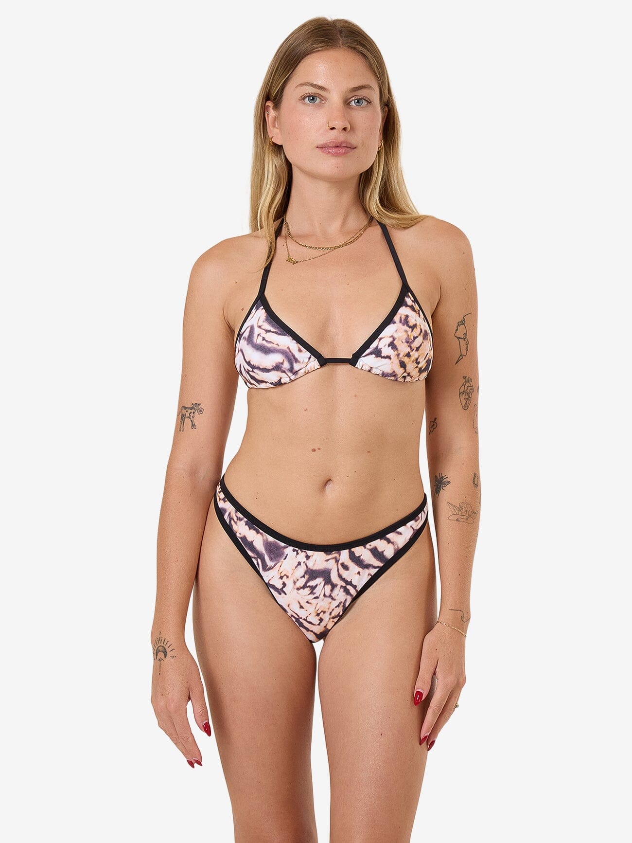 Sylvie String Bikini Top - Oatmeal 4