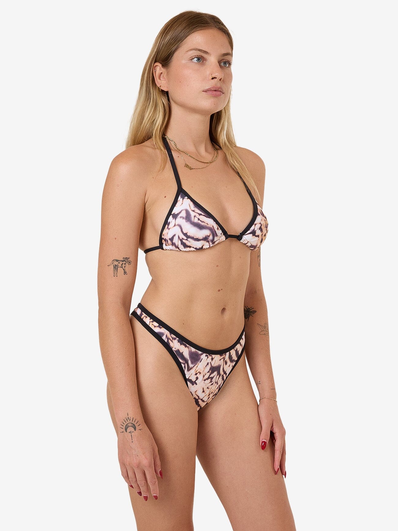 Sylvie Thong Bikini Bottom - Oatmeal 4