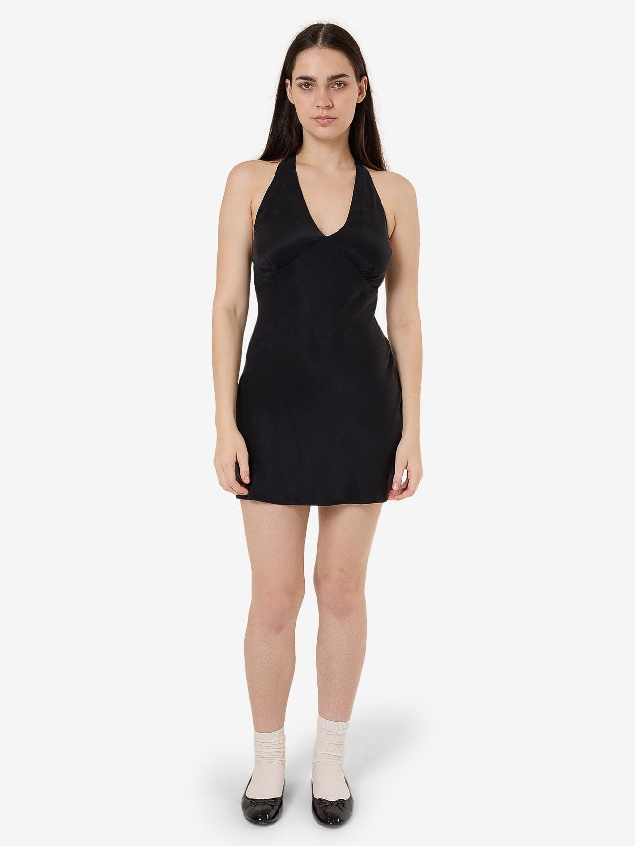 Dakota Halter Mini Dress - Black