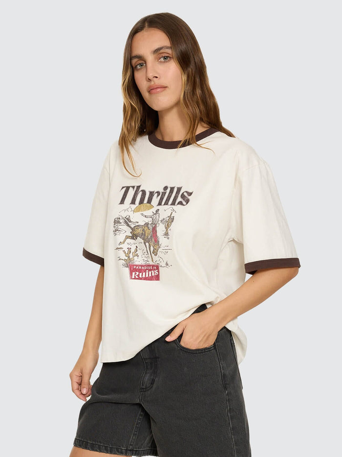 Forgotten Paradise Square Tee - Bone 4