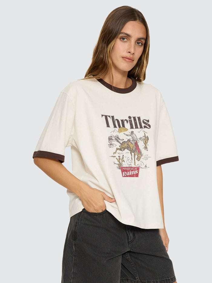 Forgotten Paradise Square Tee - Bone 4