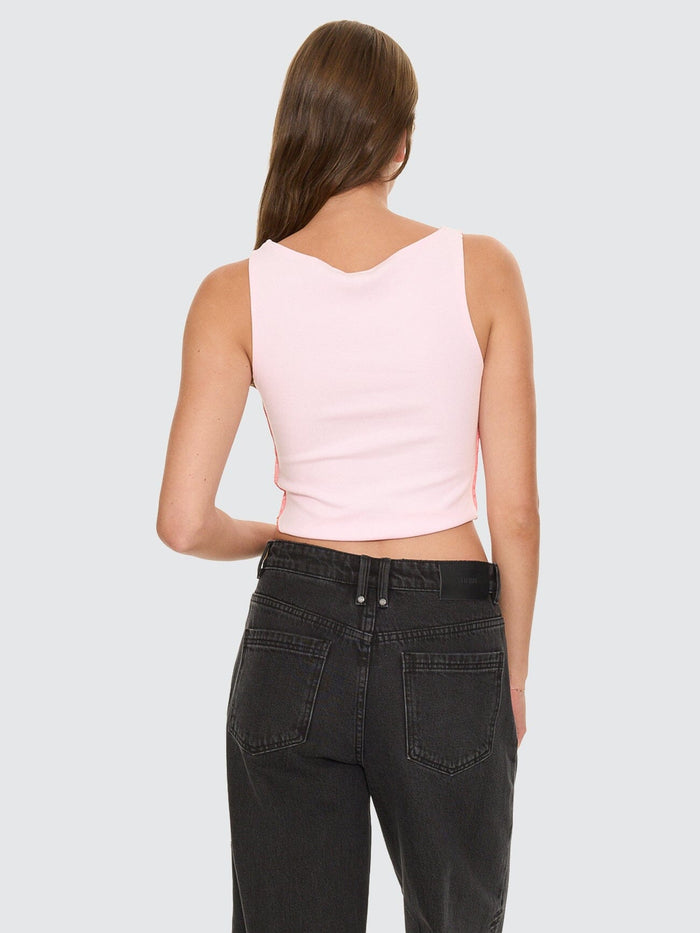 Burnout Tank - Pink Tulle