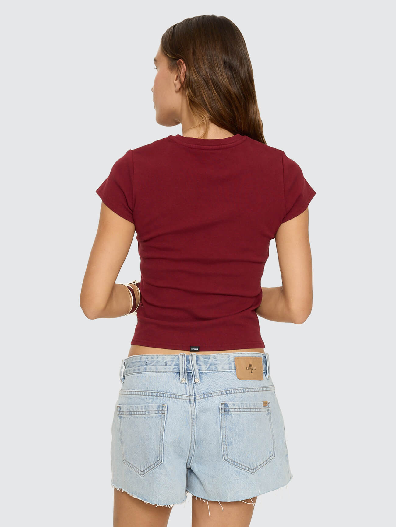 Thrills Club Tee - Cabernet 4