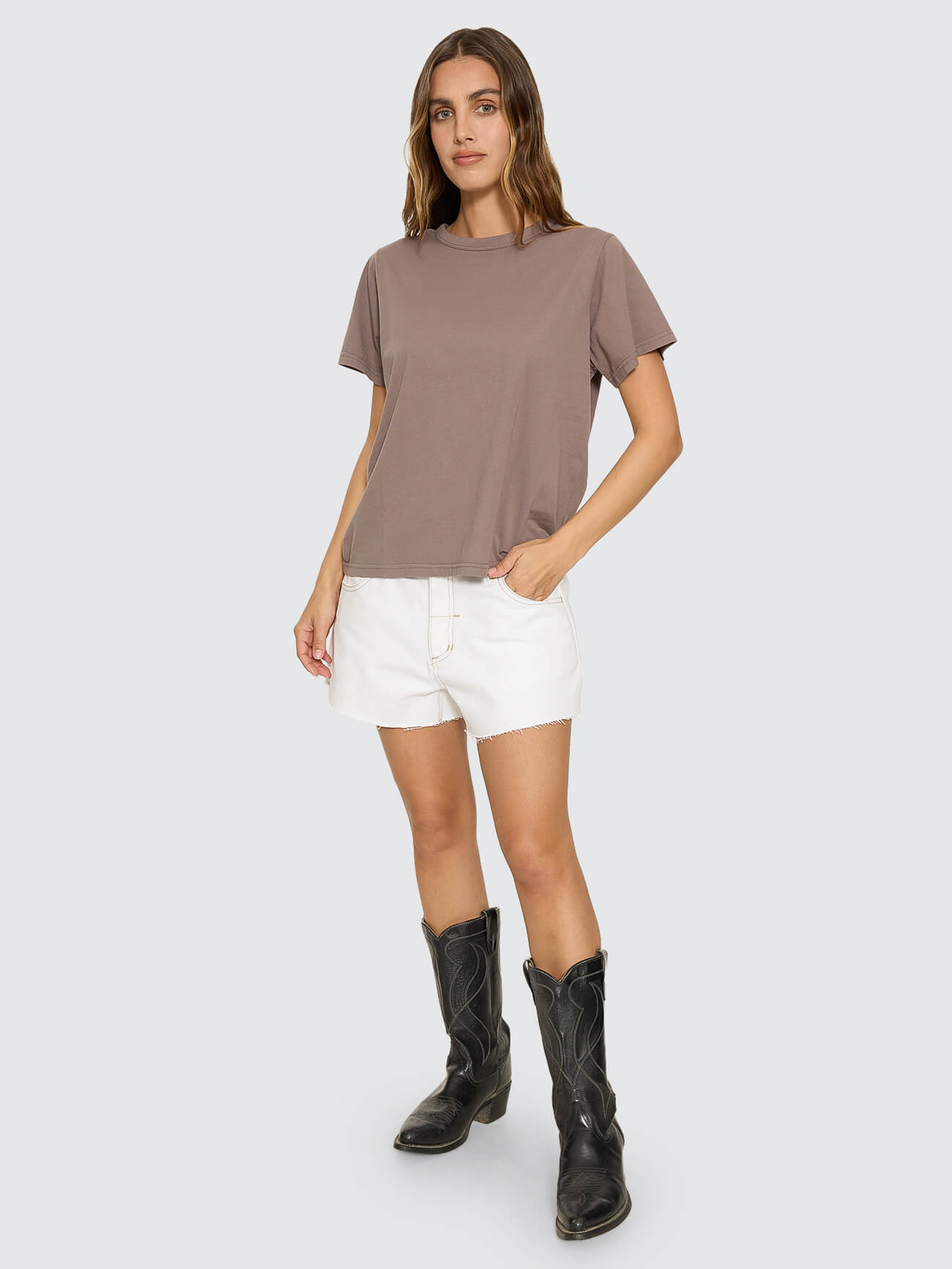 Thrills Relaxed Tee - Shroom 4