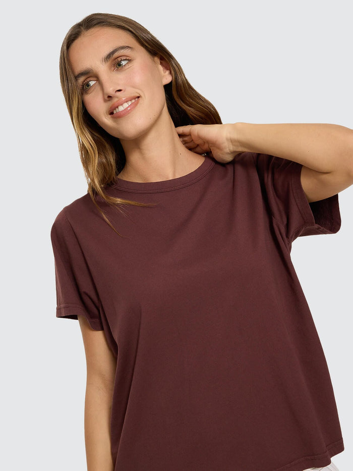 Thrills Relaxed Tee - Bitter Chocolate 4