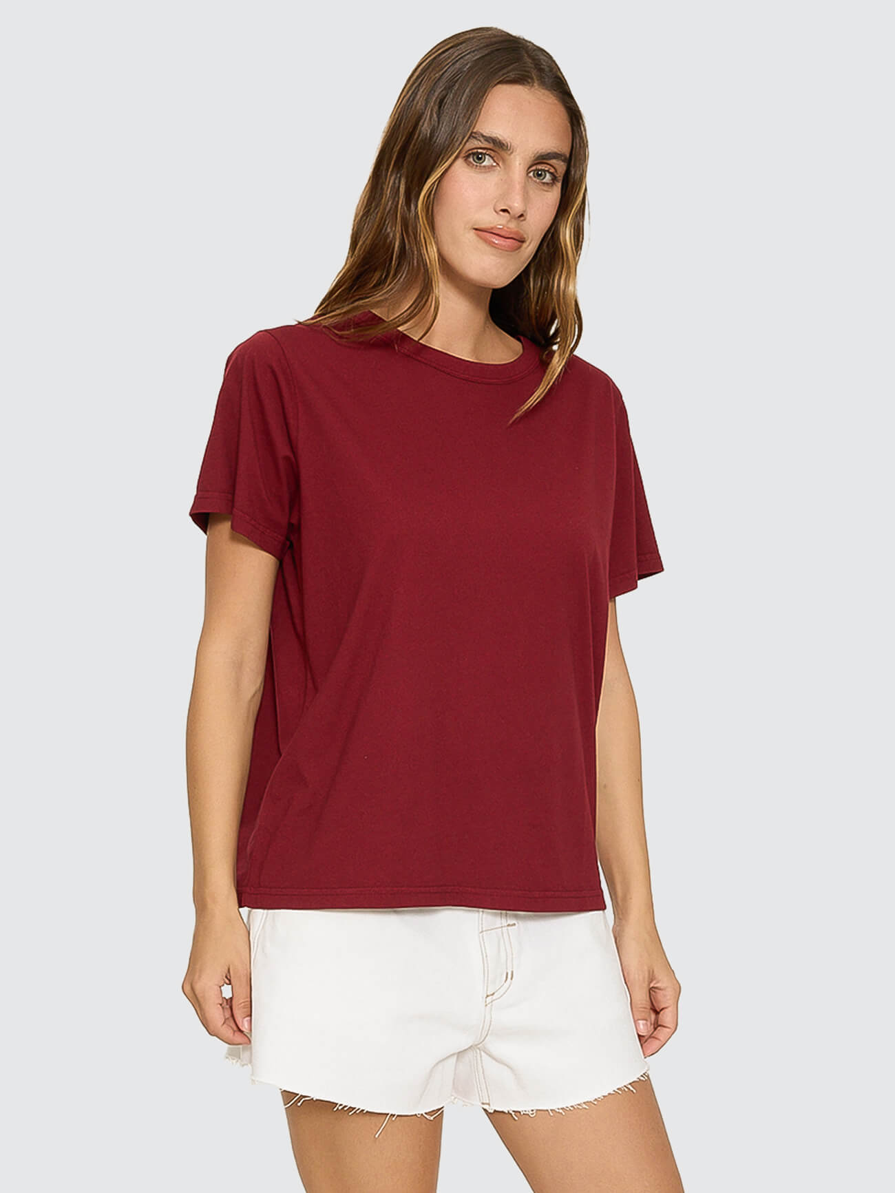 Thrills Relaxed Tee - Cabernet 4