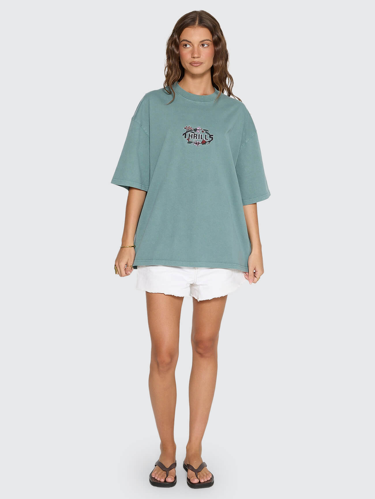 Beauty Around Us Oversized Tee - Green Coast 4
