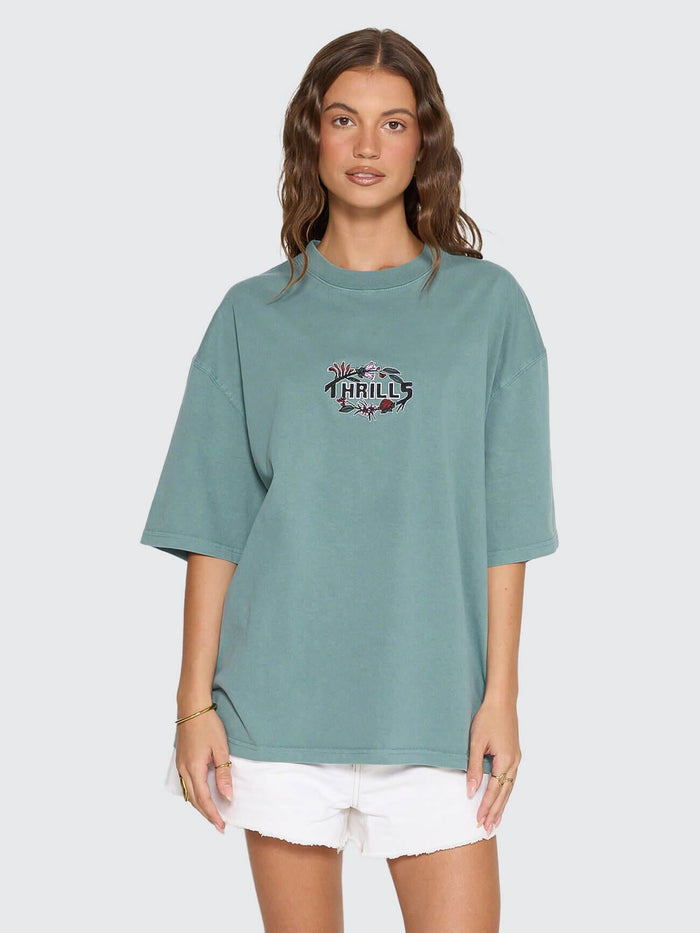 Beauty Around Us Oversized Tee - Green Coast 4