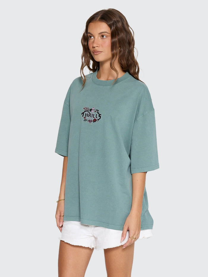 Beauty Around Us Oversized Tee - Green Coast 4