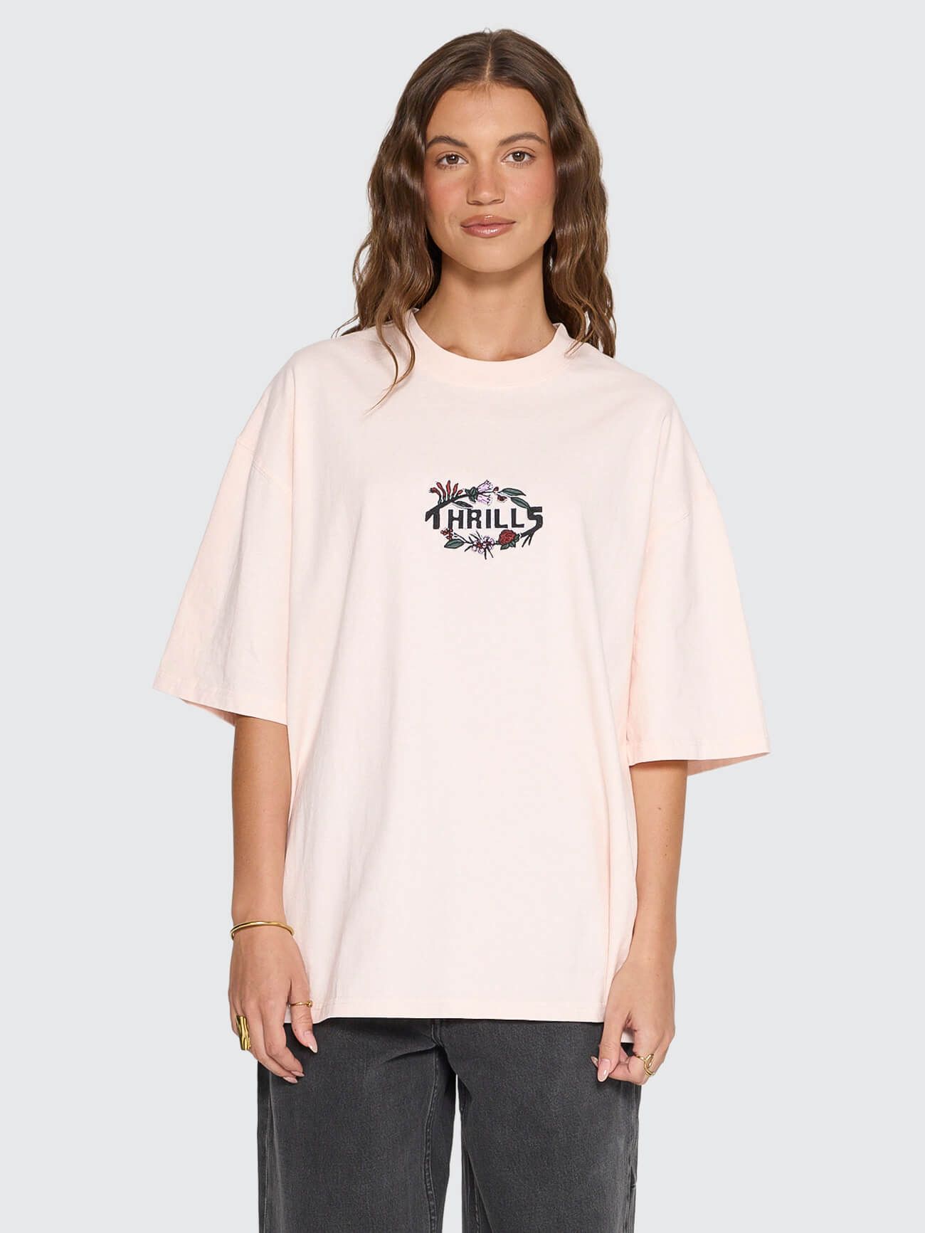 Beauty Around Us Oversized Tee - Rose Smoke 4