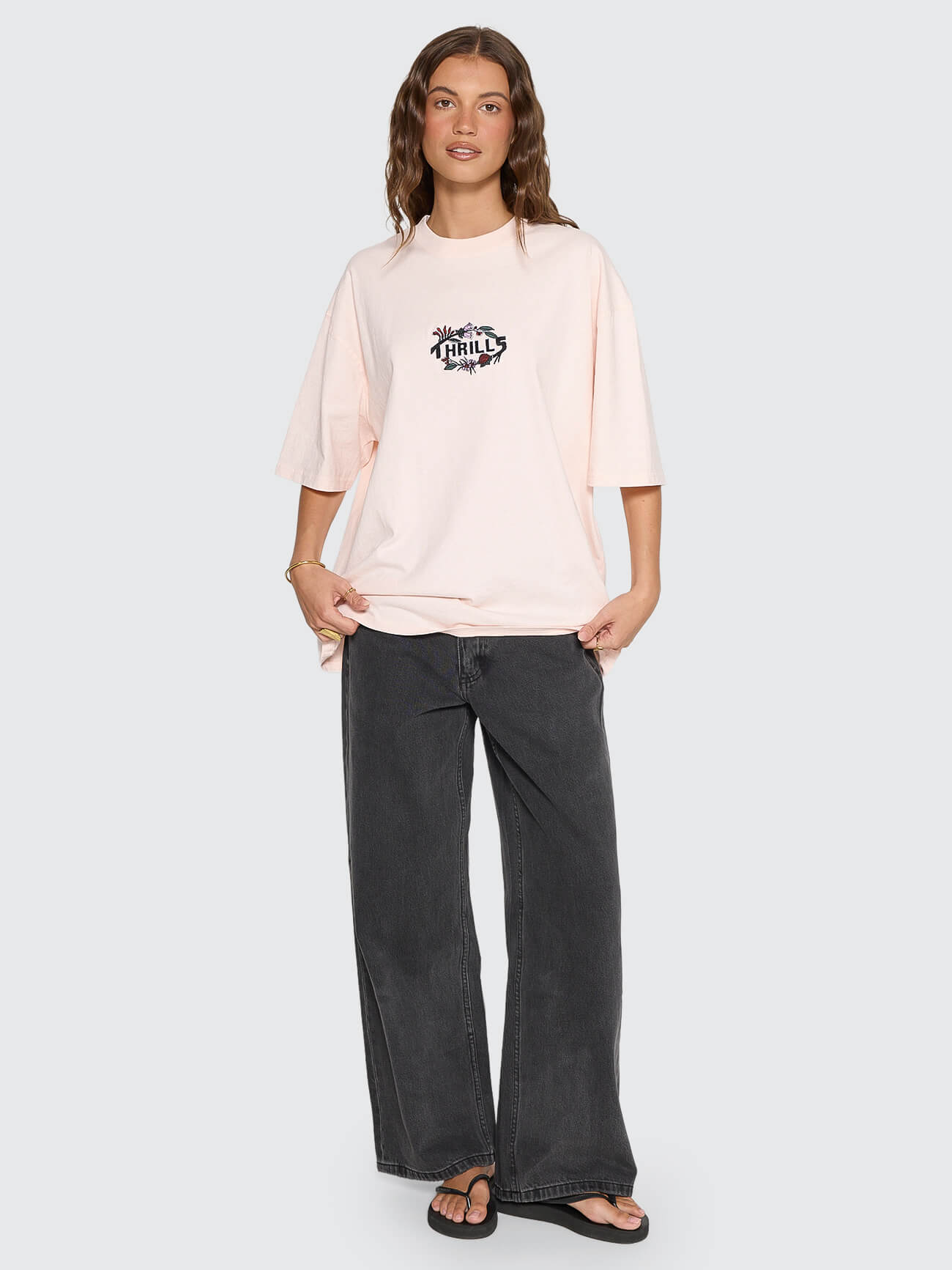 Beauty Around Us Oversized Tee - Rose Smoke 4