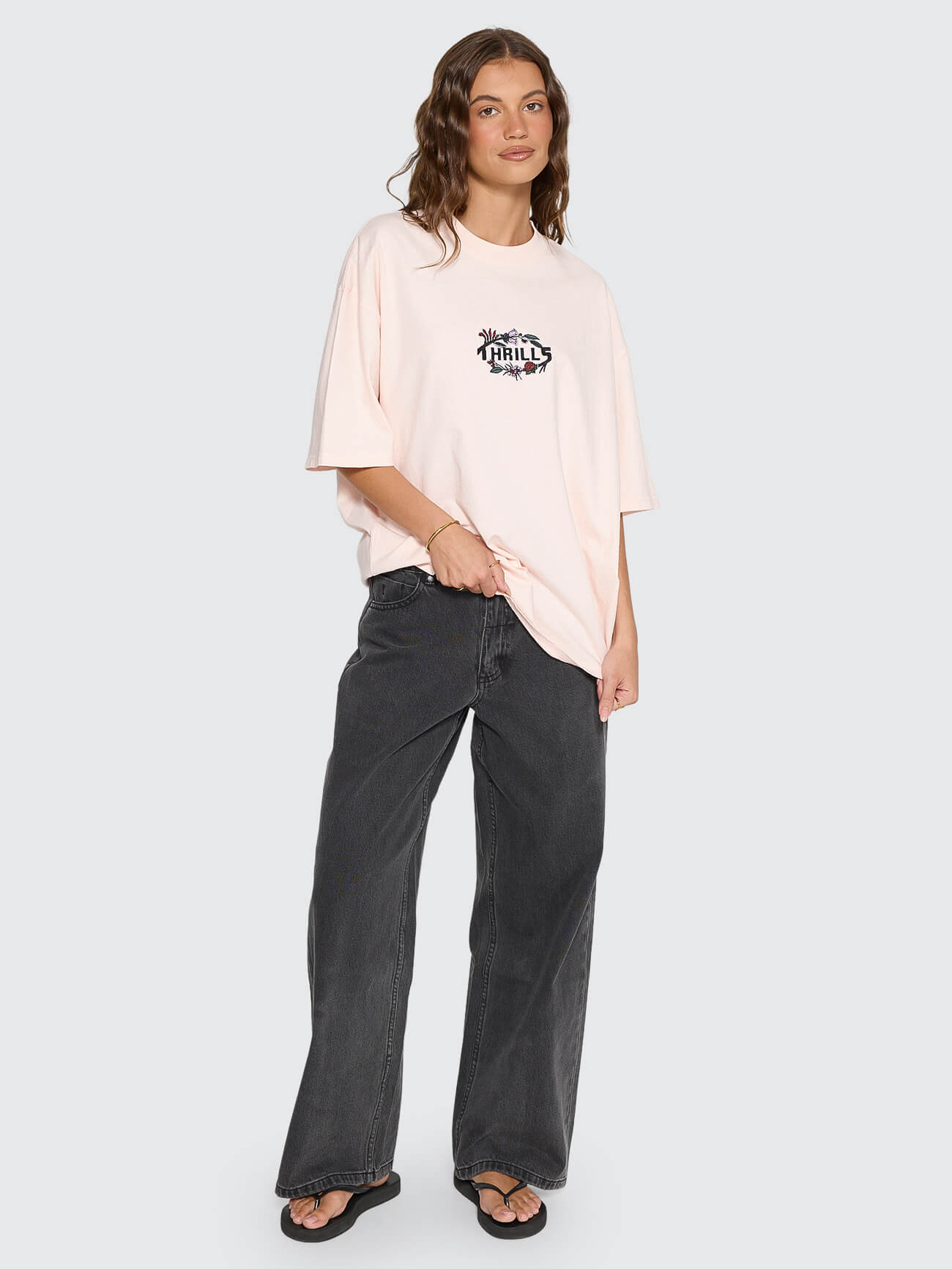 Beauty Around Us Oversized Tee - Rose Smoke 4