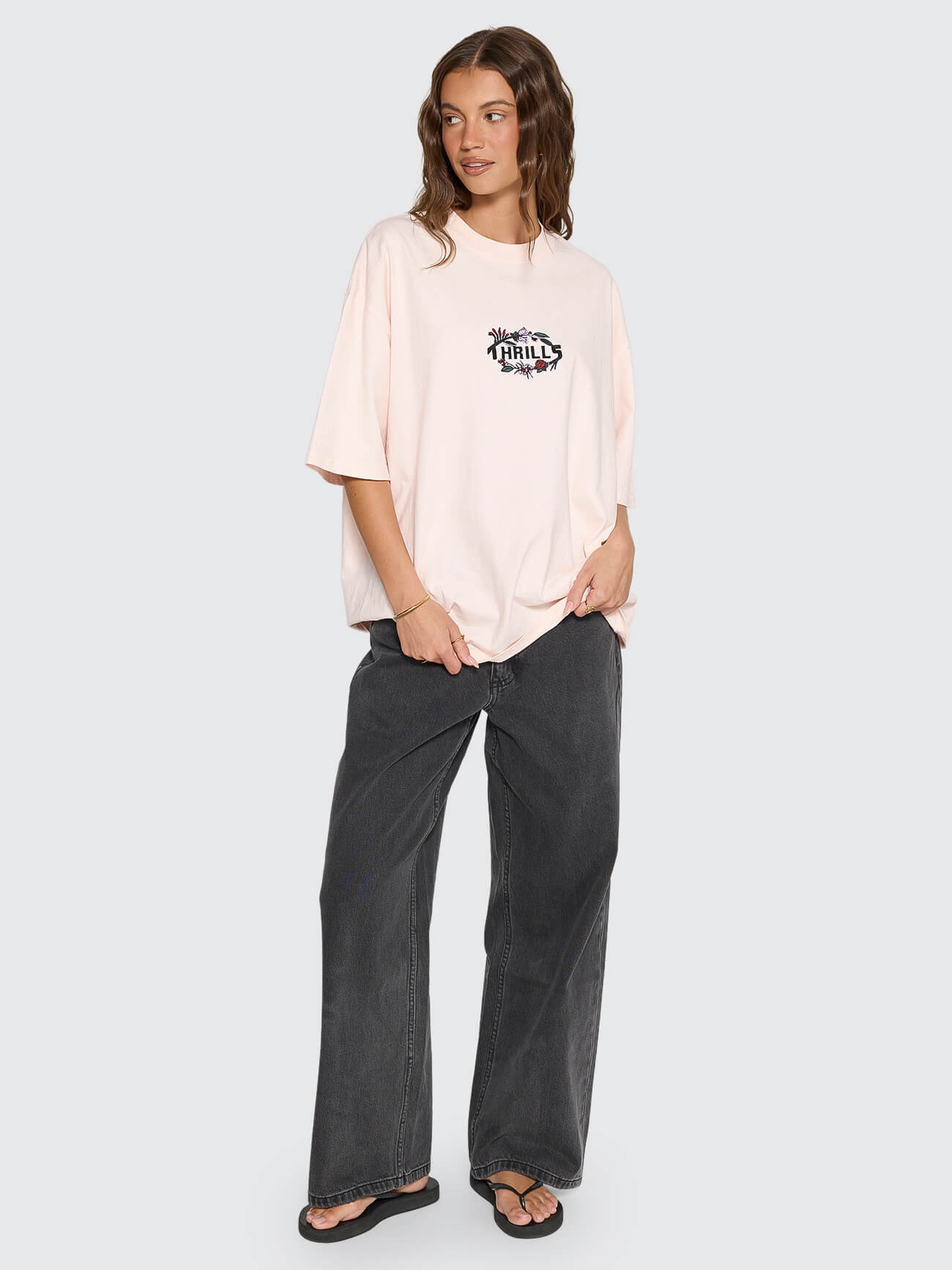 Beauty Around Us Oversized Tee - Rose Smoke 4