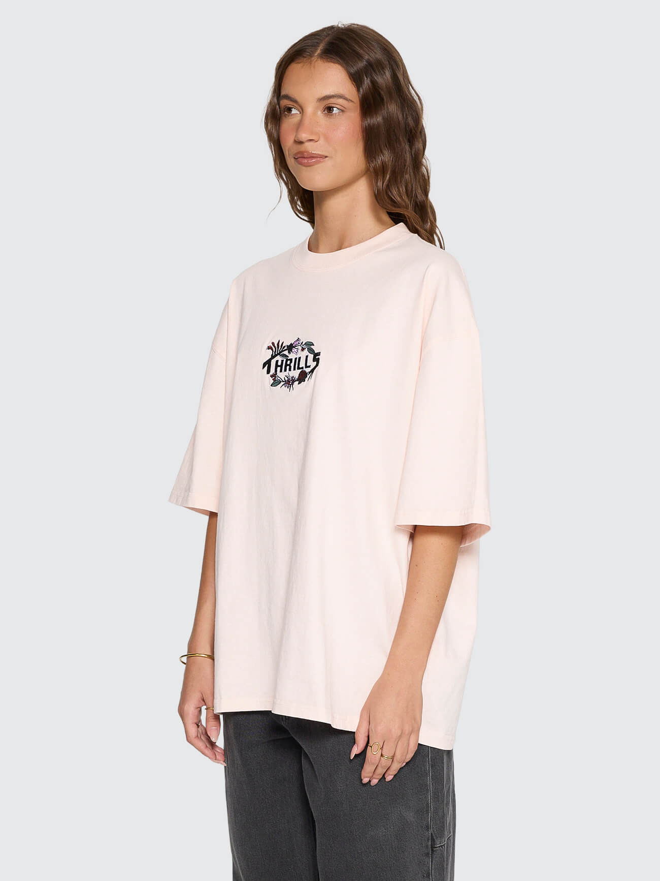 Beauty Around Us Oversized Tee - Rose Smoke 4