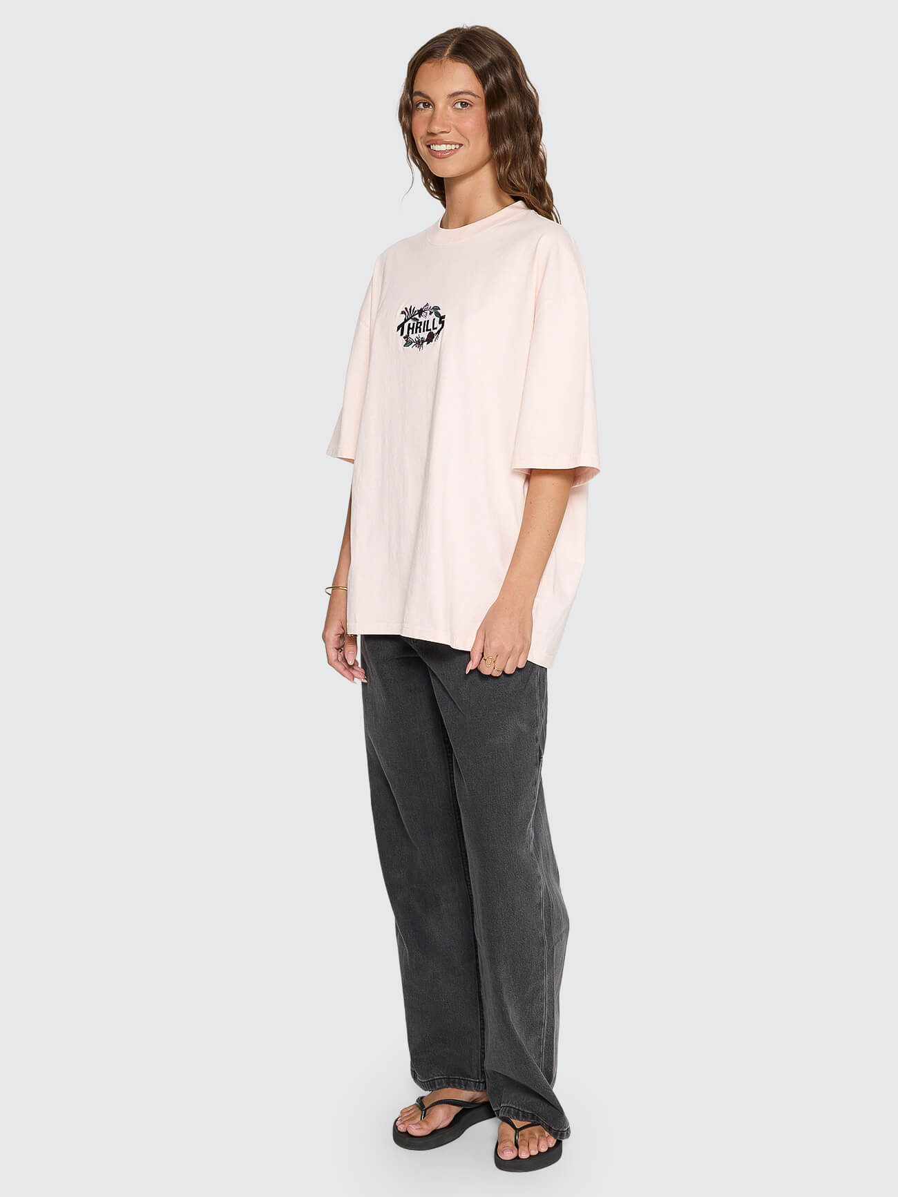 Beauty Around Us Oversized Tee - Rose Smoke 4