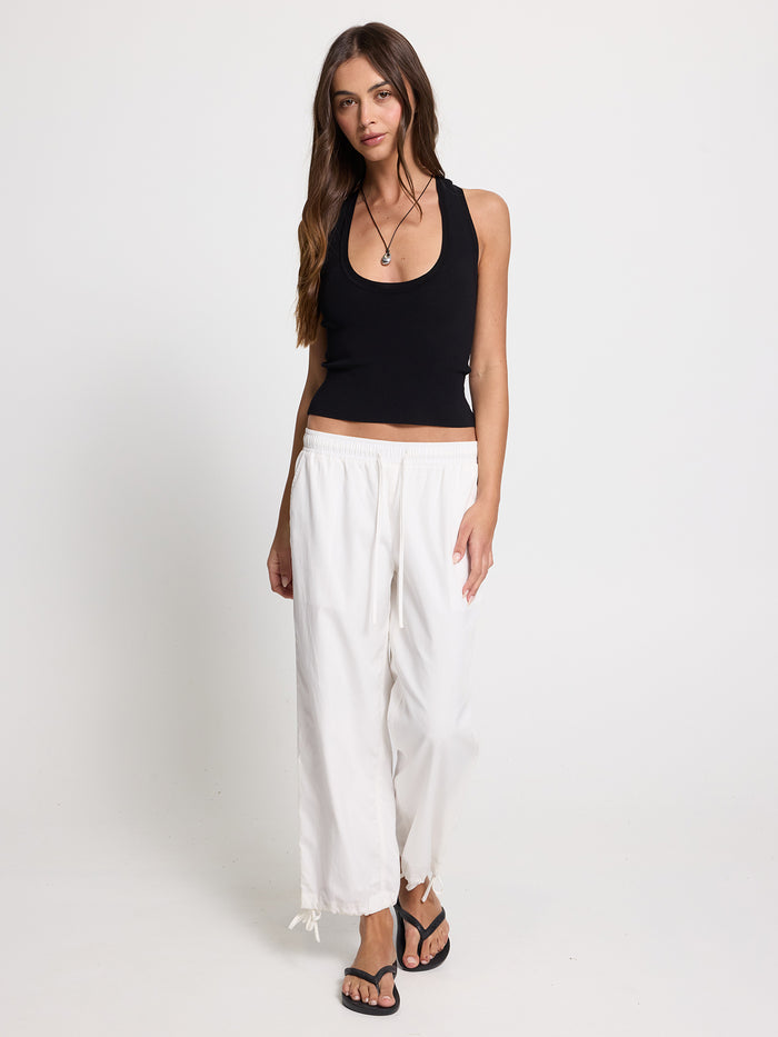 Astra V Neck Tank - Black