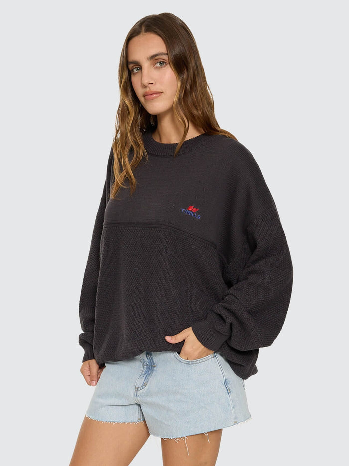 Navigate Knit Pullover - Dark Charcoal 4