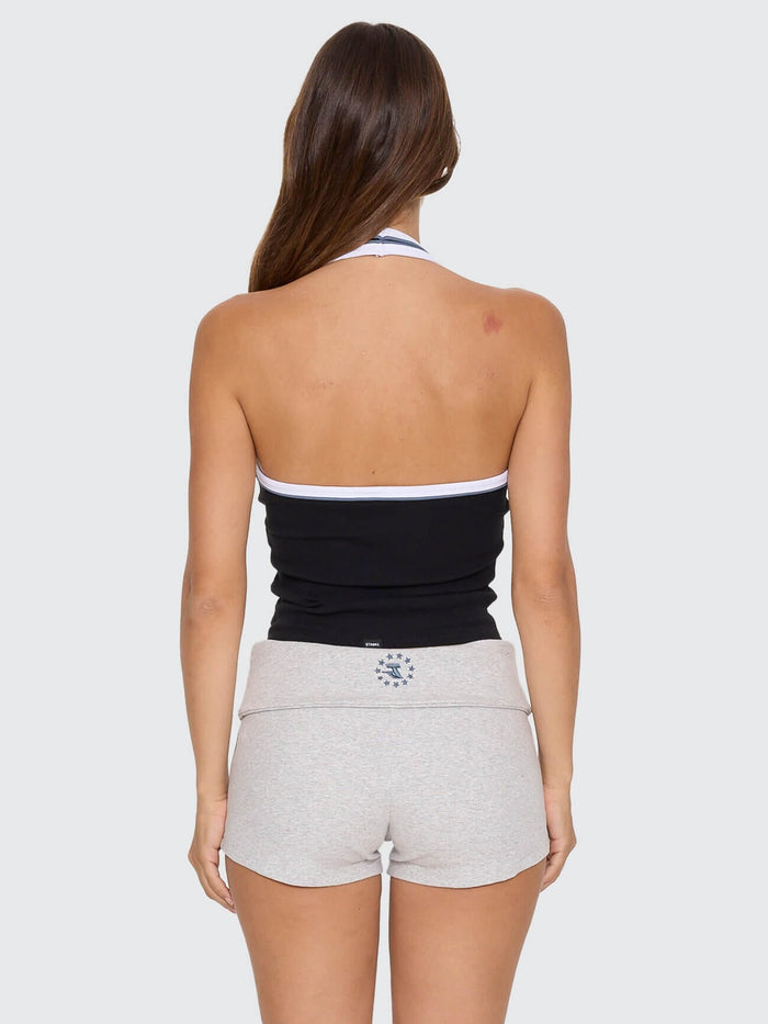 Compact Spaces Halter Top - Black 4