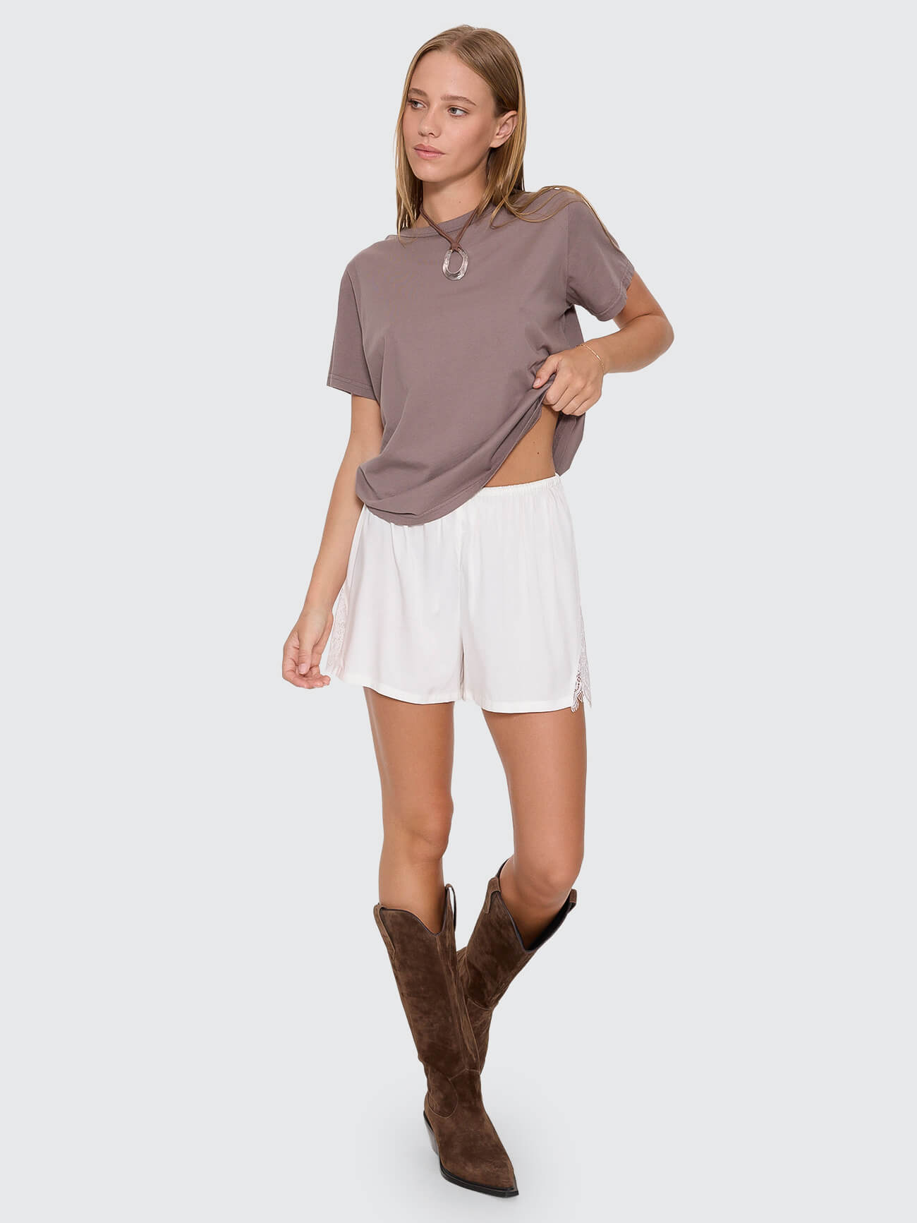 New Romance Lace Short - Ivory