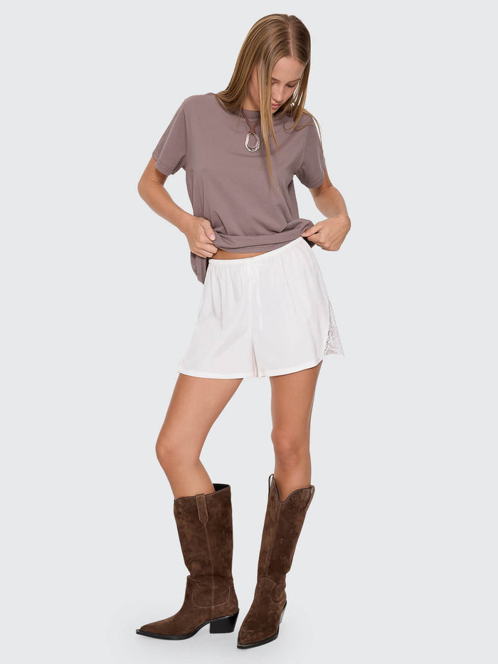 New Romance Lace Short - Ivory