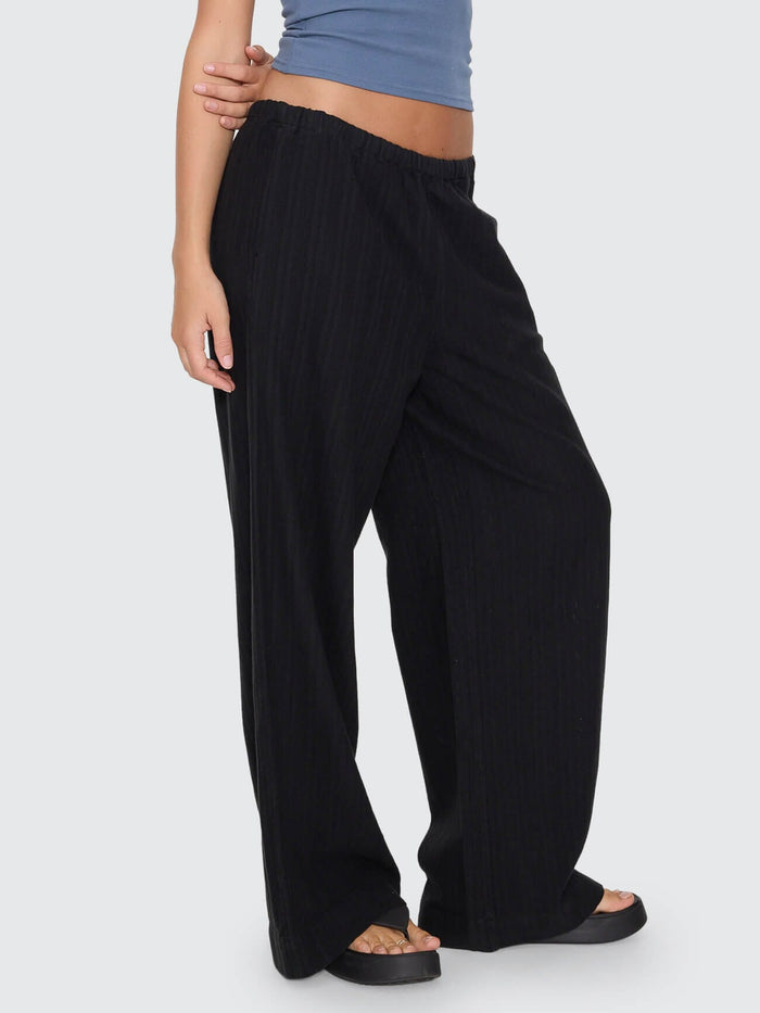 Unhinged Relaxed Pant - Washed Black 4