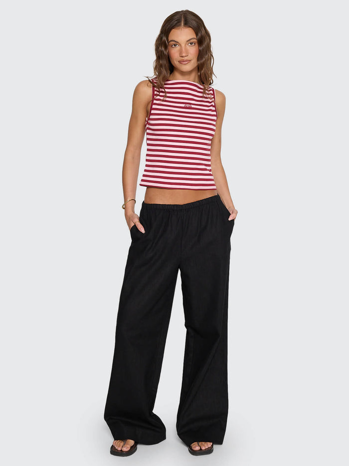 Lettie Elastic Pant - Black 4