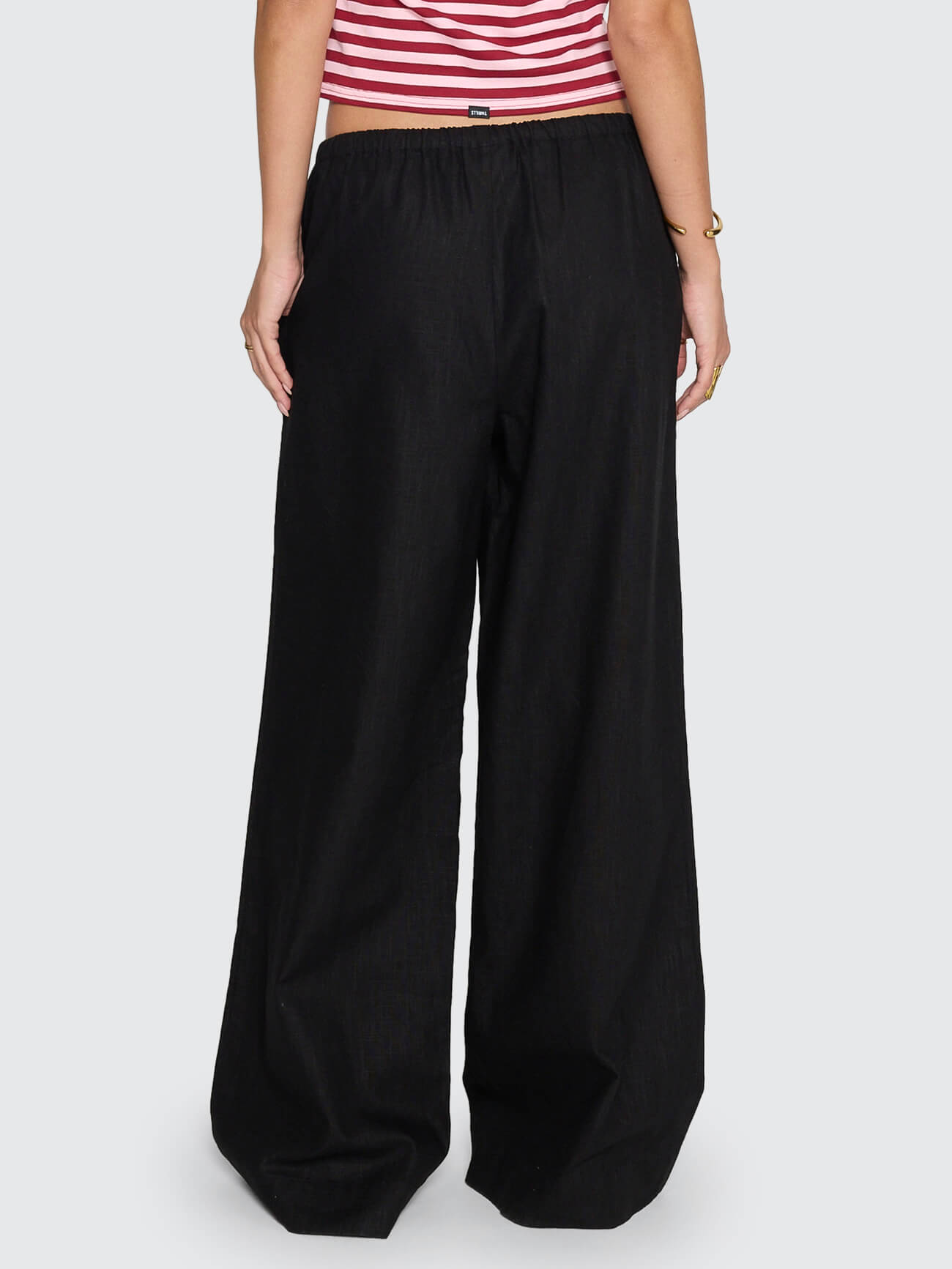 Lettie Elastic Pant - Black 4