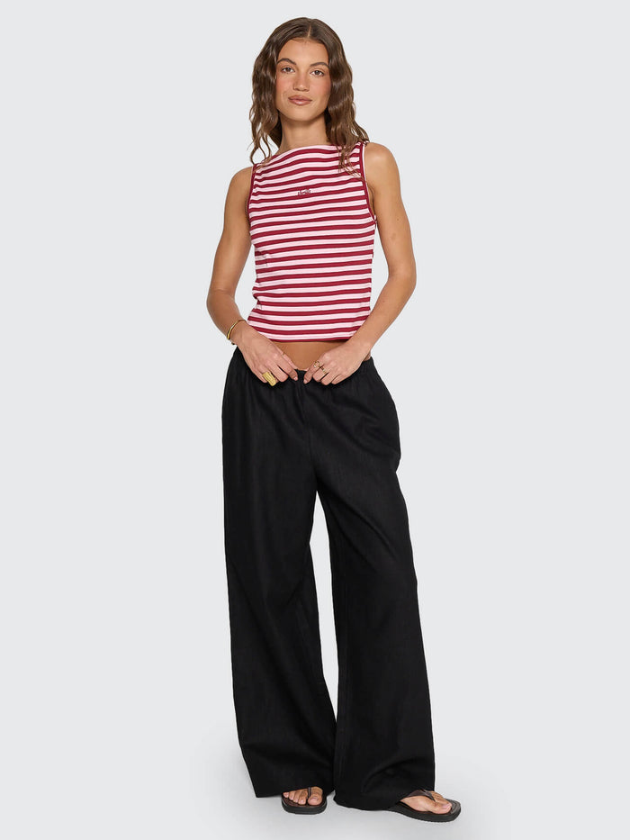 Lettie Elastic Pant - Black 4