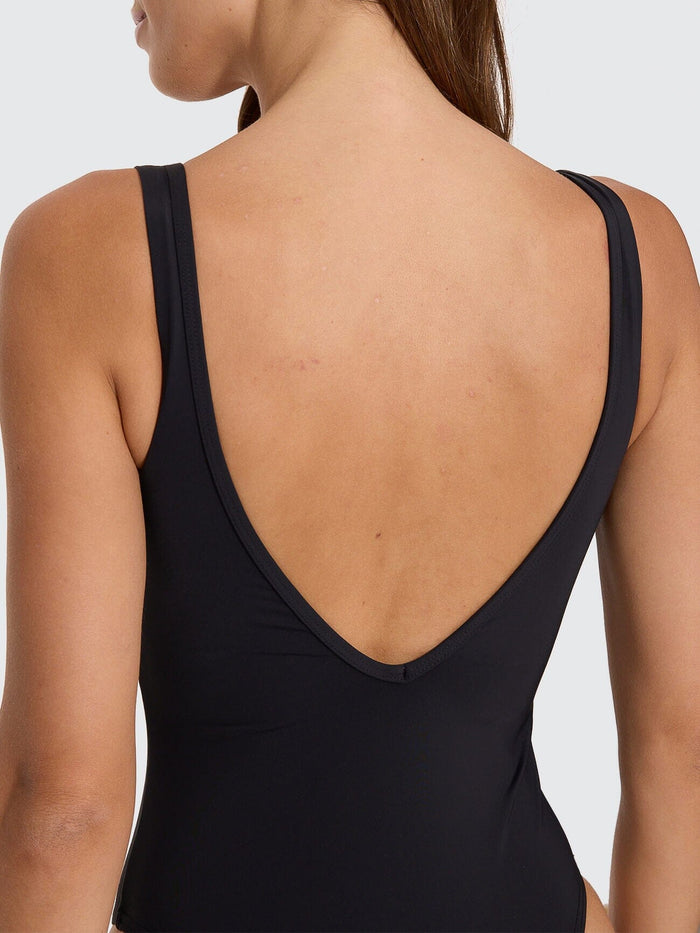 Thrills Plunge One Piece - Black