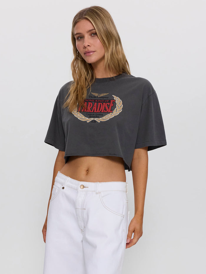 Never Mind The Rest Super Crop Tee - Merch Black 4