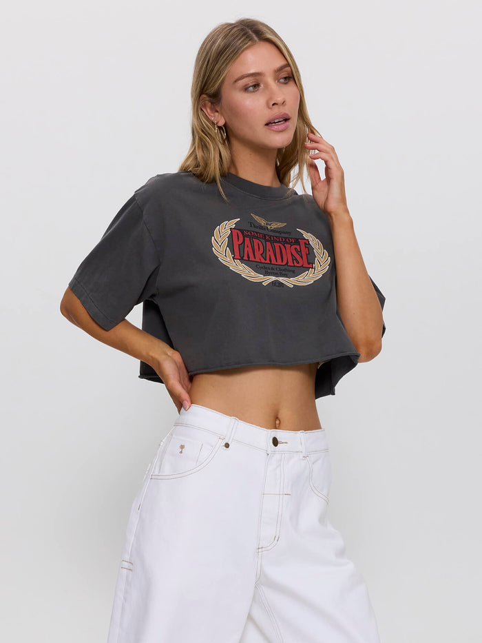 Never Mind The Rest Super Crop Tee - Merch Black 4