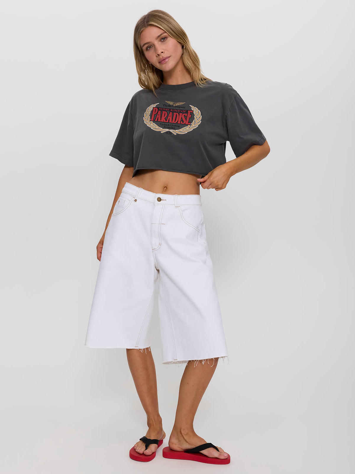 Never Mind The Rest Super Crop Tee - Merch Black 4